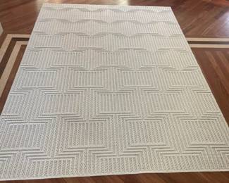 Cream Area Rug 84 inch x 63 Inch