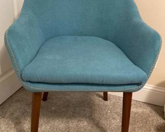 Comfy Teal Side Chair