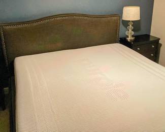 King Size Purple Bed w/Frame and Headboard