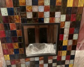 Mosaic Mirror Never Used