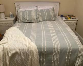 Queen Bed set with Nectar Mattress and Nightstands