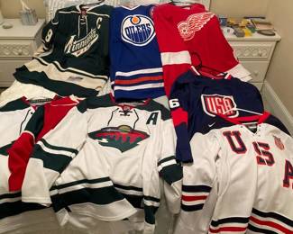 Numerous Hockey Jerseys