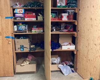 Holiday Items and Games There are Also Small Christmas Trees