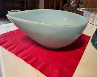 Fire King Delphite Tear Drop Bowl,