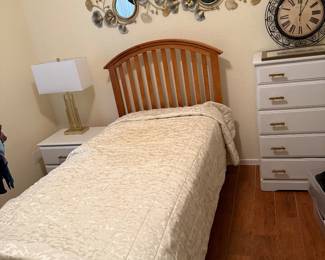 Twin bed and bedroom furniture