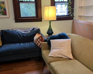 Vintage lamps and furniture