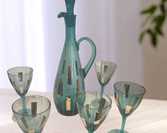 Vintage MCM glassware