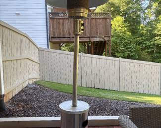 Outdoor propane gas heater