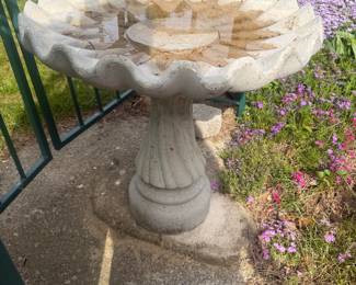 Stone Birdbath