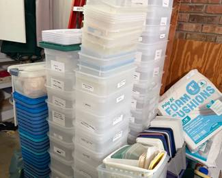 Tons of storage totes