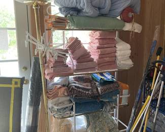 Bedding items including covers, sheets and more