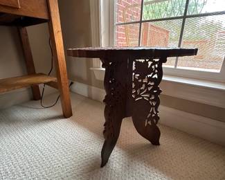 Carved Burmese Table