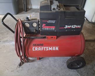 SEARS CRAFTSMAN 12 GAL 3HSP AIR COMPRESSOR