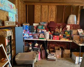 Electronics, CD & VHS tapes and player