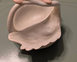 Fitz and Floyd ~ Double Swan candy dish