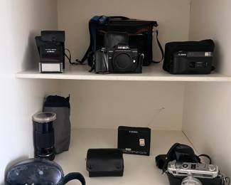 Variety of cameras