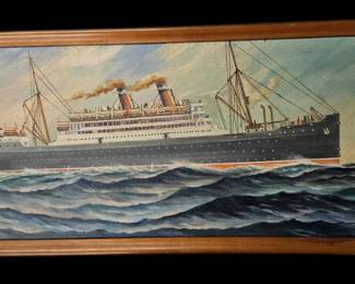 Oil on canvas w.i. vaughn