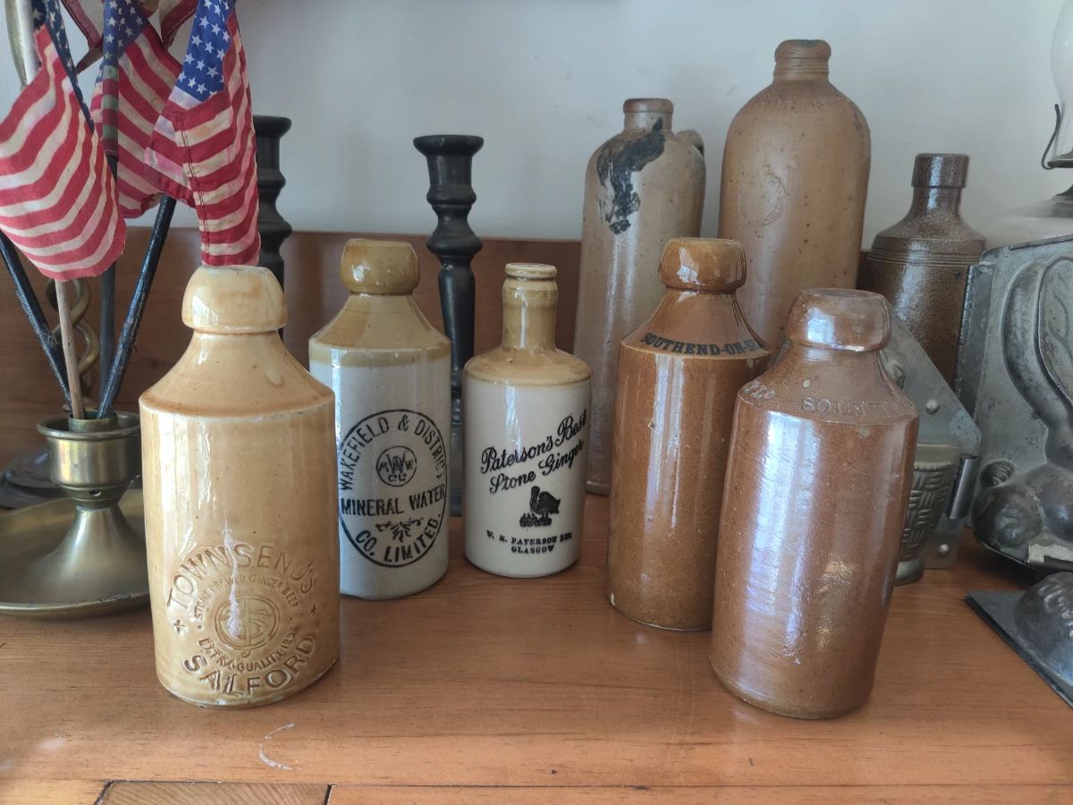 Antique early jugs/bottles