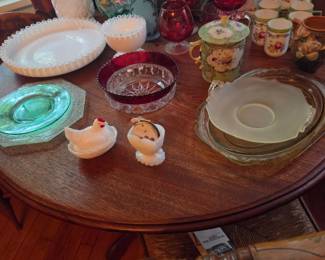 Antique glassware