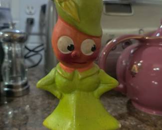 Antique German pumpkin head