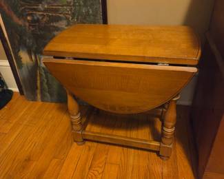 Vintage drop leaf farmhouse table