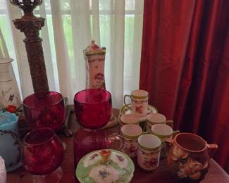 Antique glassware 