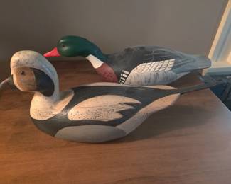 Antique duck decoys