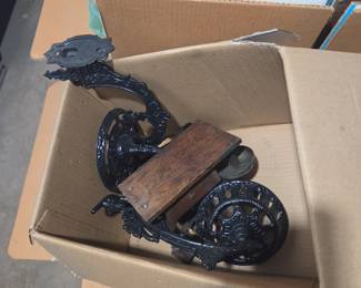 Antique wall hanging oil lamp brackets