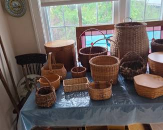 Antique primitive baskets 