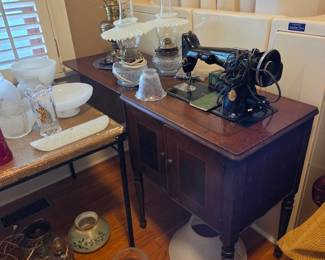 Vintage lamps and extra shades