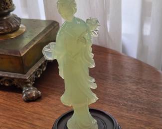 Antique Jade Statue 