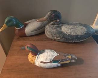 Antique duck decoys 