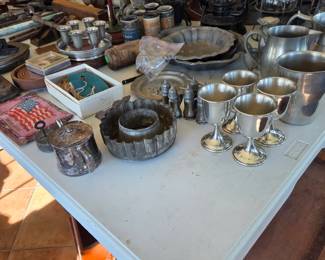Antique pewter 