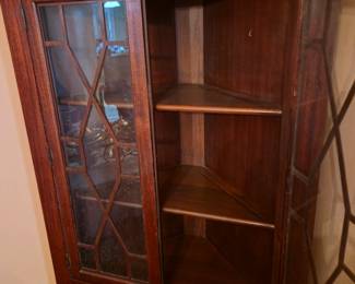 Antique Chippendale corner cabinet 