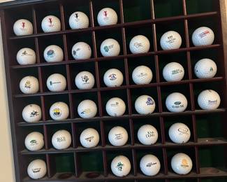 Collectors golf balls