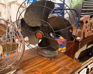Vintage and antique fans