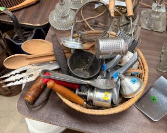 Vintage and antique kitchen tools