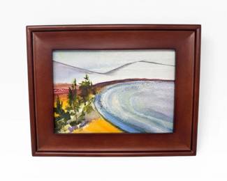 49 EllenLeggettSignedOriginalWatercolorLandscapePainting