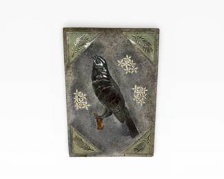 39 BrightRiverStudioRaisedBirdWallPlaque