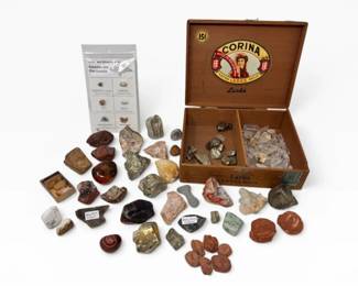 103 LargeMineralRockCollectionwOpalizedSpecimenAgatesQuartz