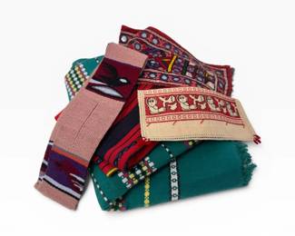 41 VintageGuatemalanTribalStyleHandwovenTextileCollection