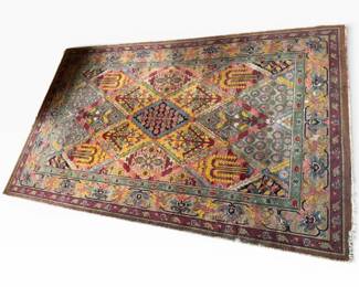 75 VintageHandKnottedWoolPersianStyleAreaRug