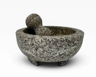 26 LargeStoneMortarPestleGrindingBowlSet