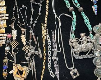Assorted Sterling Silver Gemstone Jewelry Lot