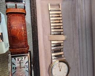 WATCH WITH LEATHER STRAP (OTHER WATCH SOLD)