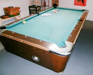 VALLEY COIN POOL TABLE
