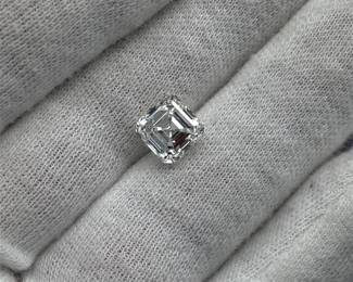 3.16 Carat Square Emerald (Asscher) Cut Lab-Grown Diamond w/ IGI Report
