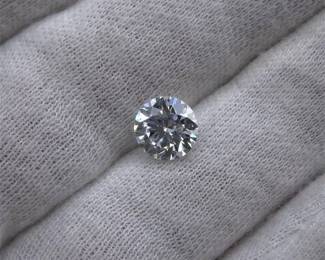 2.08 Carat Round Brilliant Lab-Grown Diamond (Hearts & Arrows) w/ EGL Report