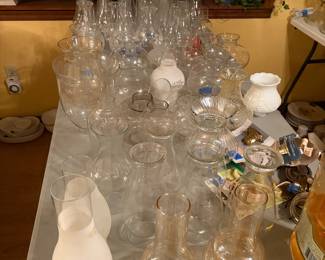 Oil lamp chimneys