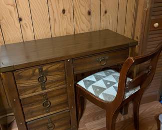 Small desk and chair